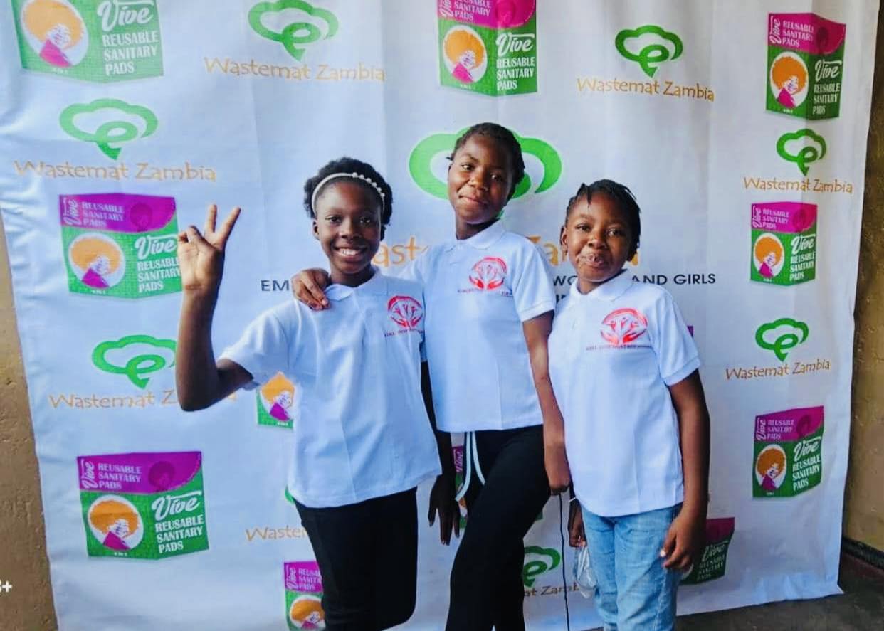 Three GIG girls in uniform
